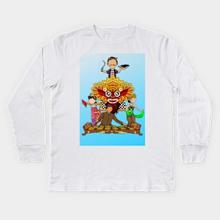 Indonesian Culture T-shirts Kids Long Sleeve T-Shirt